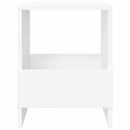 vidaXL Magazin állvány 2 pcs Fehér 35 x 30 x 45 cm