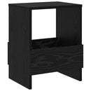 vidaXL Magazin állvány Fekete tölgy 35 x 30 x 45 cm