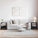 vidaXL Magazin állvány 2 pcs Fekete tölgy 35 x 30 x 45 cm