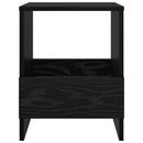 vidaXL Magazin állvány 2 pcs Fekete tölgy 35 x 30 x 45 cm