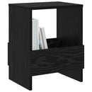 vidaXL Magazin állvány 2 pcs Fekete tölgy 35 x 30 x 45 cm