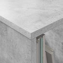 vidaXL Magazin állvány 2 pcs Beton Szürke 35 x 30 x 45 cm