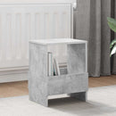 vidaXL Magazin állvány 2 pcs Beton Szürke 35 x 30 x 45 cm