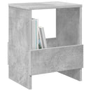 vidaXL Magazin állvány 2 pcs Beton Szürke 35 x 30 x 45 cm
