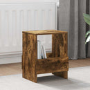vidaXL Magazin állvány Füstölt tölgy 35 x 30 x 45 cm