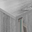 vidaXL Magazin állvány 2 pcs Szürke Sonoma 35 x 30 x 45 cm