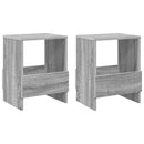 vidaXL Magazin állvány 2 pcs Szürke Sonoma 35 x 30 x 45 cm