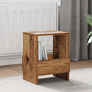 vidaXL Magazin állvány 2 pcs Öreg fa 35 x 30 x 45 cm