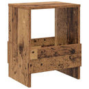vidaXL Magazin állvány 2 pcs Öreg fa 35 x 30 x 45 cm