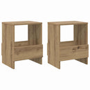 vidaXL Magazin állvány 2 pcs Artisan tölgy 35 x 30 x 45 cm
