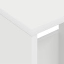 vidaXL Magazin állvány Fehér 68,5 x 30 x 45 cm