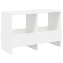 vidaXL Magazin állvány Fehér 68,5 x 30 x 45 cm