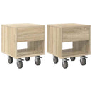 vidaXL Éjjeli asztal 2 pcs Sonoma tölgy 40,5 x 40 x 48 cm Faanyag
