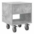vidaXL Éjjeli asztal Beton Szürke 40,5 x 40 x 48 cm Faanyag