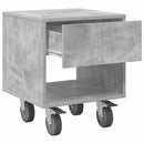 vidaXL Éjjeli asztal Beton Szürke 40,5 x 40 x 48 cm Faanyag