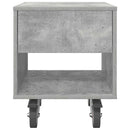 vidaXL Éjjeli asztal Beton Szürke 40,5 x 40 x 48 cm Faanyag