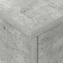 vidaXL Éjjeli asztal 2 pcs Beton Szürke 40,5 x 40 x 48 cm Faanyag