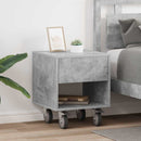 vidaXL Éjjeli asztal 2 pcs Beton Szürke 40,5 x 40 x 48 cm Faanyag