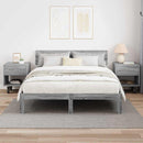 vidaXL Éjjeli asztal 2 pcs Szürke Sonoma 40,5 x 40 x 48 cm Faanyag