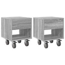 vidaXL Éjjeli asztal 2 pcs Szürke Sonoma 40,5 x 40 x 48 cm Faanyag