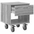 vidaXL Éjjeli asztal 2 pcs Szürke Sonoma 40,5 x 40 x 48 cm Faanyag