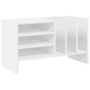 vidaXL Hanglemez szekrény polcokkal Fehér 78,5 x 35 x 45 cm Faanyag