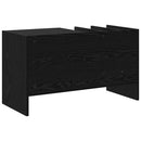 vidaXL Hanglemez szekrény Fekete tölgy 78,5 x 35 x 45 cm Faanyag