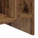 vidaXL Hanglemez szekrény polcokkal Öreg fa 78,5 x 35 x 45 cm Faanyag