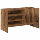 vidaXL Hanglemez szekrény polcokkal Öreg fa 78,5 x 35 x 45 cm Faanyag
