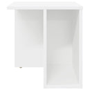 vidaXL Végasztal Fehér 37 x 32 x 40 cm Faanyag