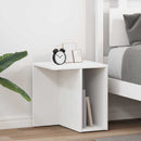 vidaXL Végasztal 2 pcs Fehér 37 x 32 x 40 cm Faanyag
