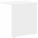 vidaXL Végasztal 2 pcs Fehér 37 x 32 x 40 cm Faanyag