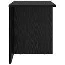 vidaXL Végasztal Fekete tölgy 37 x 32 x 40 cm Faanyag