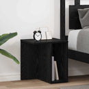 vidaXL Végasztal 2 pcs Fekete tölgy 37 x 32 x 40 cm Faanyag