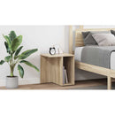 vidaXL Végasztal 2 pcs Sonoma tölgy 37 x 32 x 40 cm Faanyag