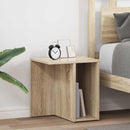vidaXL Végasztal 2 pcs Sonoma tölgy 37 x 32 x 40 cm Faanyag