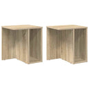 vidaXL Végasztal 2 pcs Sonoma tölgy 37 x 32 x 40 cm Faanyag