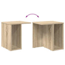 vidaXL Végasztal 2 pcs Sonoma tölgy 37 x 32 x 40 cm Faanyag