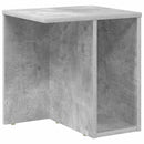 vidaXL Végasztal Beton Szürke 37 x 32 x 40 cm Faanyag