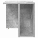 vidaXL Végasztal Beton Szürke 37 x 32 x 40 cm Faanyag