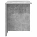 vidaXL Végasztal Beton Szürke 37 x 32 x 40 cm Faanyag