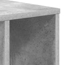 vidaXL Végasztal 2 pcs Beton Szürke 37 x 32 x 40 cm Faanyag