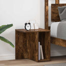 vidaXL Végasztal 2 pcs Füstölt tölgy 37 x 32 x 40 cm Faanyag