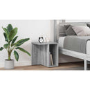 vidaXL Végasztal 2 pcs Szürke Sonoma 37 x 32 x 40 cm Faanyag