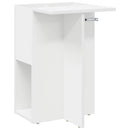 vidaXL Végasztal Fehér 35 x 40 x 55 cm Faanyag