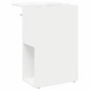 vidaXL Végasztal Fehér 35 x 40 x 55 cm Faanyag