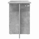 vidaXL Végasztal Beton Szürke 35 x 40 x 55 cm Faanyag