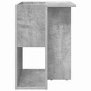 vidaXL Végasztal Beton Szürke 35 x 40 x 55 cm Faanyag