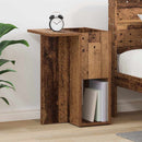 vidaXL Végasztal Öreg fa 35 x 40 x 55 cm Faanyag