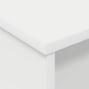 vidaXL Éjjeli asztal Fehér 40 x 31 x 15 cm Faanyag